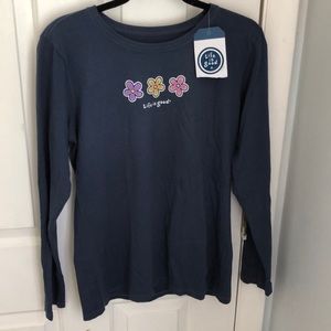Life Is Good Blue long sleeve